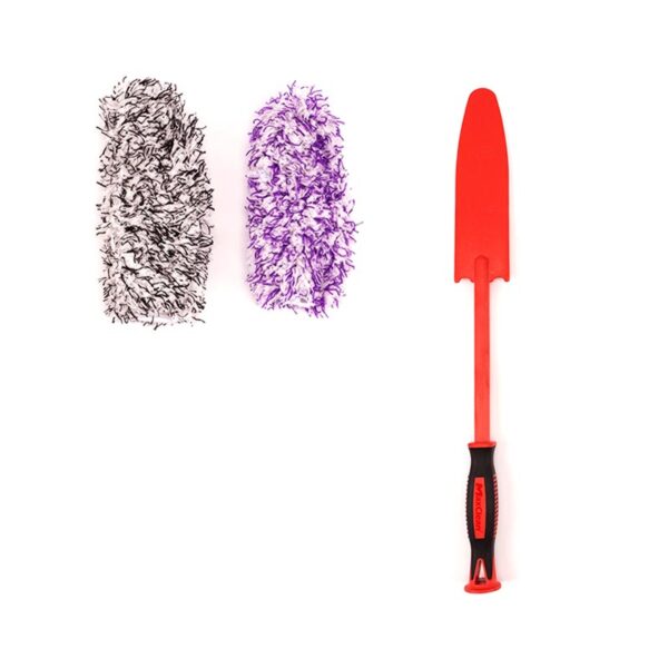 Premium Flat Microfiber Wheel Brush With Replaceable Cover